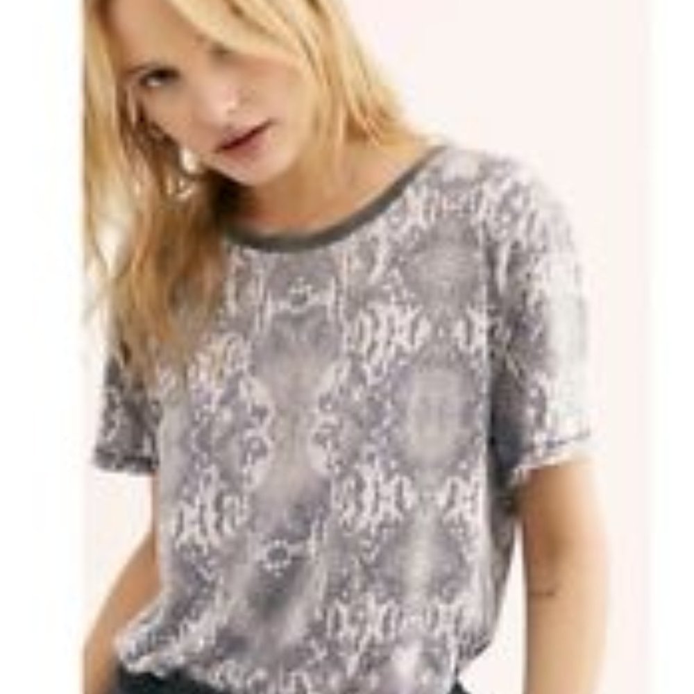 Free People Tourist Snake Tee